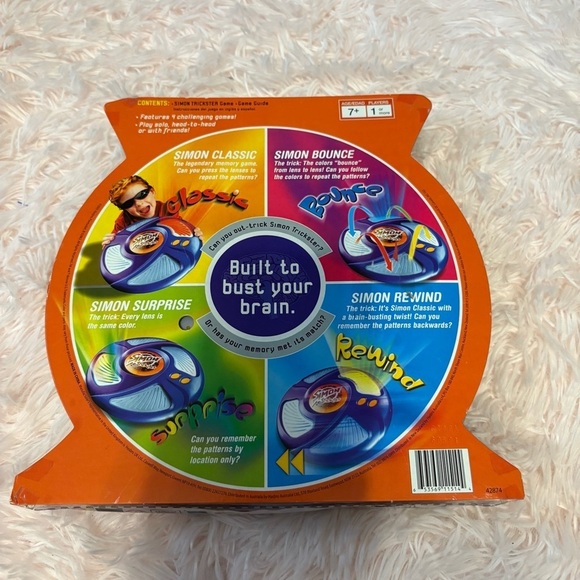 Simon Tricks Hasbro Reaction Electronic Reaction Game NEW 2007 Vintage - Picture 4 of 4